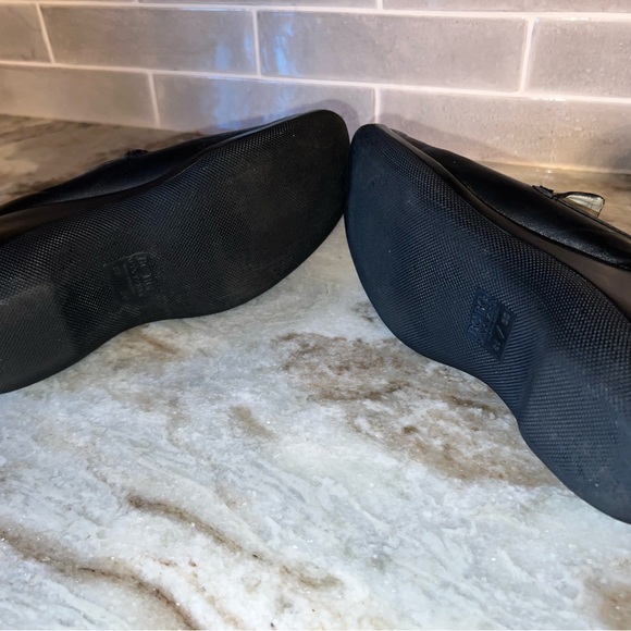 BCBG by Max Azria Black Leather Loafers - Picture 8 of 10